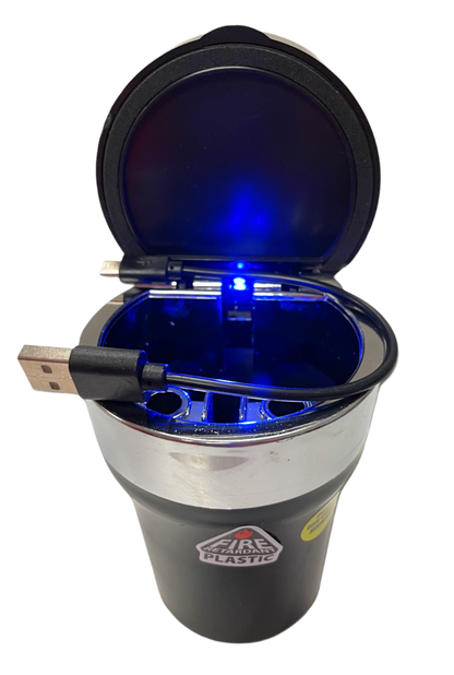 USB Lighter Butt Bucket Ashtray