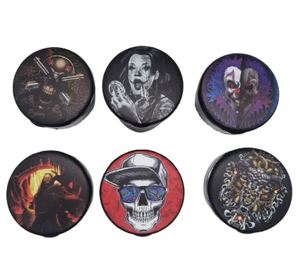 Printed Lid Butt Bucket Ashtray with LED Light - 6 Pieces Per Retail Ready Display 23252 SMOKEZILLA