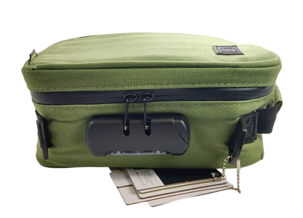 Smell Proof Canvas Locking Storage Bag – Smokezilla Shop