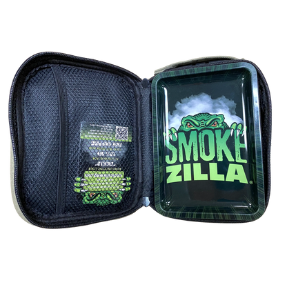 Smell Proof Canvas Lock Bag with Roll Tray - 4 Pieces Per Retail Ready Display 22150 SMOKEZILLA