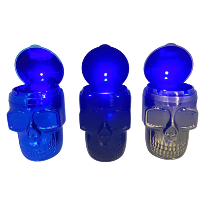 Metal Skull Butt Bucket Ashtray with LED Light - 6 Pieces Per Retail Ready Display 23531 SMOKEZILLA