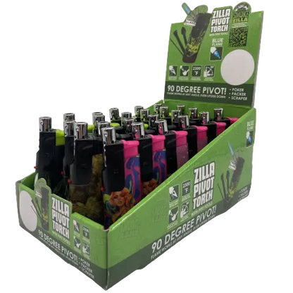 Pivot Torch Lighter with Tools - 24 Pieces Per Retail Ready Display 30027 SPICY ZILLA