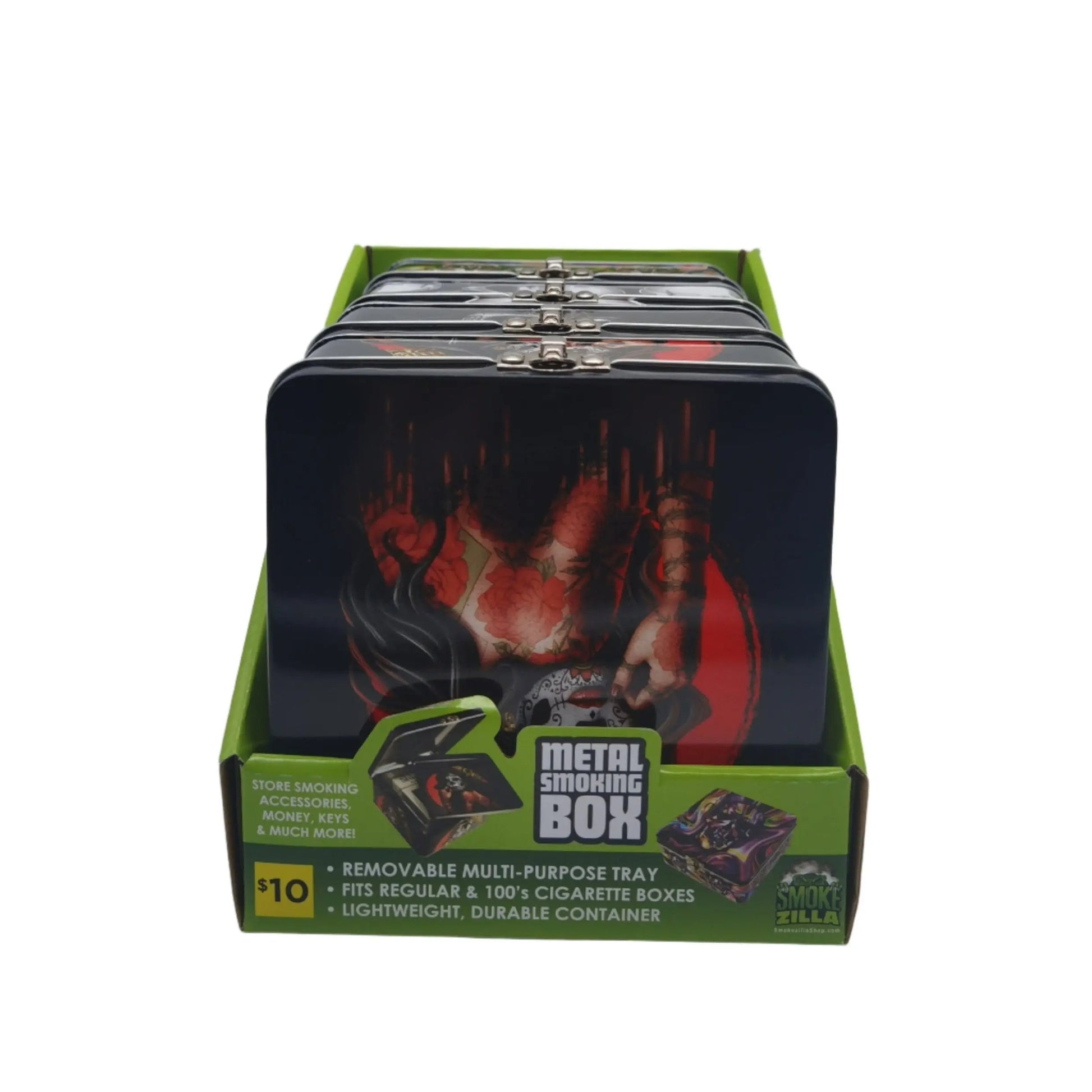 Metal Storage Box - 4 Pieces Per Retail Ready Display 41468 SMOKEZILLA