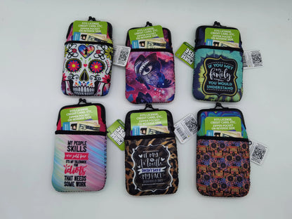 Neoprene Cigarette Pouch with Pocket - 6 Pieces Per Retail Ready Display 41459 SMOKEZILLA