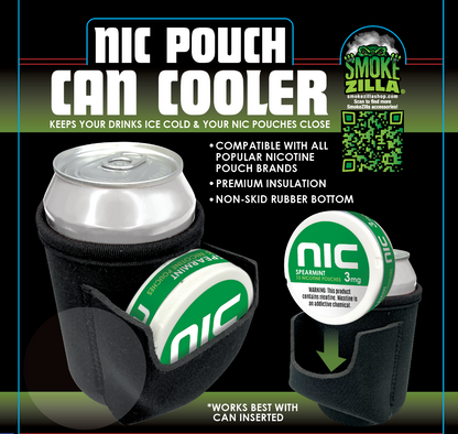 Nic Pouch Can Cooler - 6 Pieces Per Retail Ready Display 26660