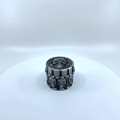 Metal 4 Piece Mystic Grinder- 6 Pieces Per Retail Ready Display 22349 SMOKEZILLA