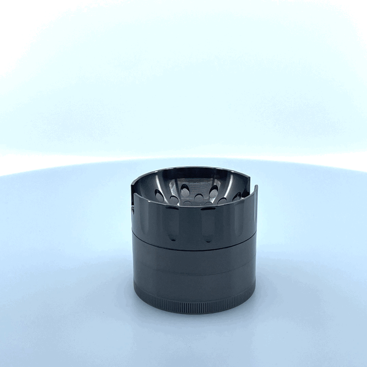 Metal 4 Piece Grinder with Concave Lid 63Mm - 6 Pieces Per Retail Ready Display 22705 SMOKEZILLA