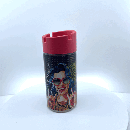 Full Print Glass Butt Bucket Ashtray - 6 Pieces Per Retail Ready Display 23291 SMOKEZILLA