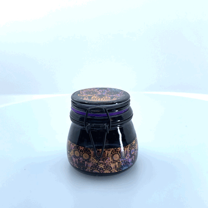 Glass Storage Jar with Clasp - 6 Pieces Per Retail Ready Display 22680 SMOKEZILLA