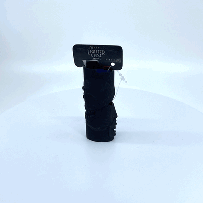 Metal Black Mystic Lighter Case - 12 Pieces Per Retail Ready Display 22263 SMOKEZILLA