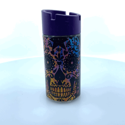 Full Print Glass Butt Bucket Ashtray- 6 Per Retail Ready Wholesale Display 22589 SMOKEZILLA