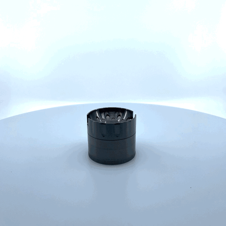 Metal 4 Piece Grinder with Concave Lid 63Mm - 6 Pieces Per Retail Ready Display 22705 SMOKEZILLA