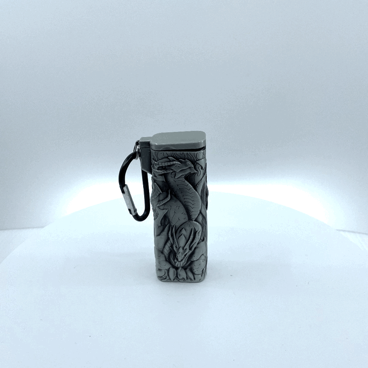 Metal Mystic Cigarette Saver with Carabineer- 6 Pieces Per Retail Ready Display 22564 SMOKEZILLA