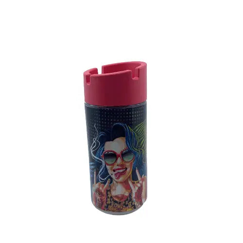 Full Print Glass Butt Bucket Ashtray - 6 Pieces Per Retail Ready Display 23291 SMOKEZILLA