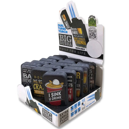 Big Bubba Dual Torch Lighter- 15 Pieces Per Retail Ready Display 22438 SMOKEZILLA