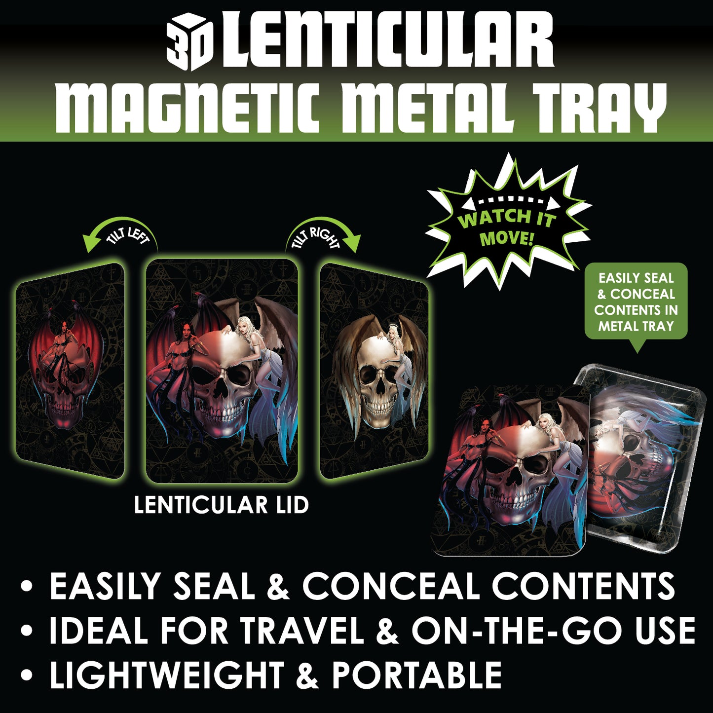 Lenticular Magnetic Tray