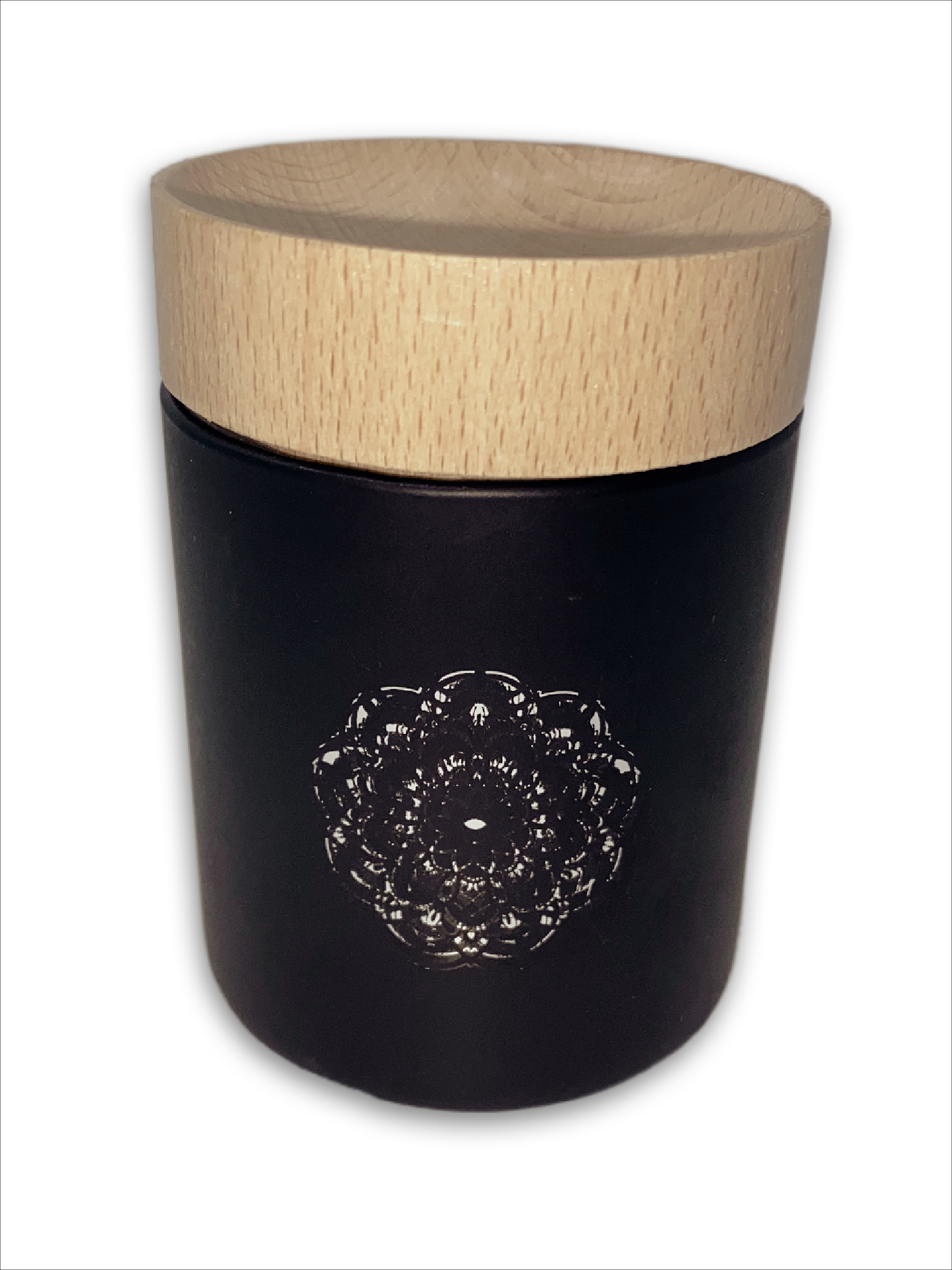Mirror Concave Wood Jar