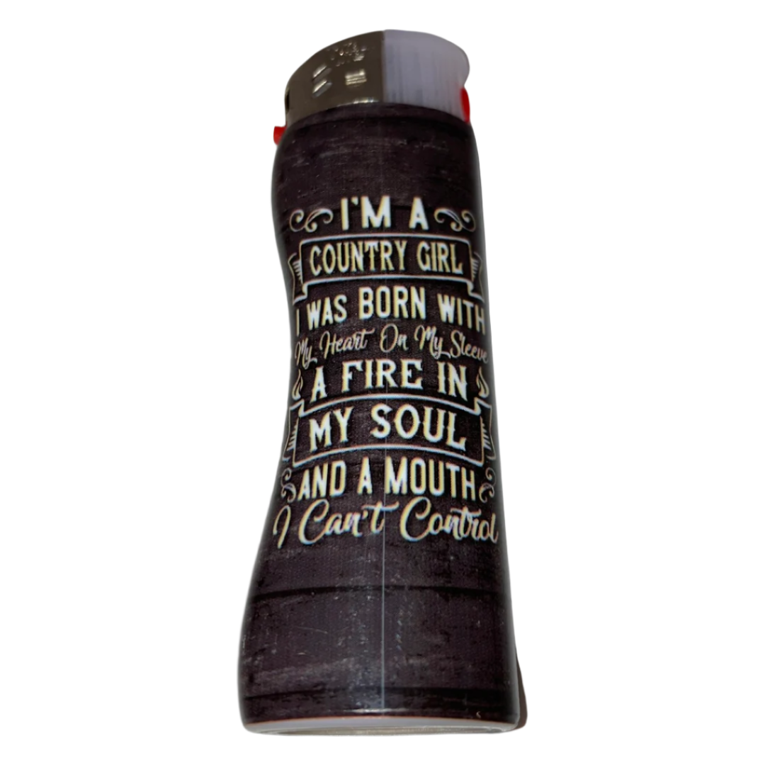 Country Girl Light Up Lighter