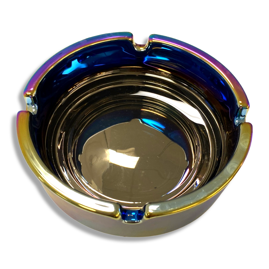 Plated Glass Ashtray