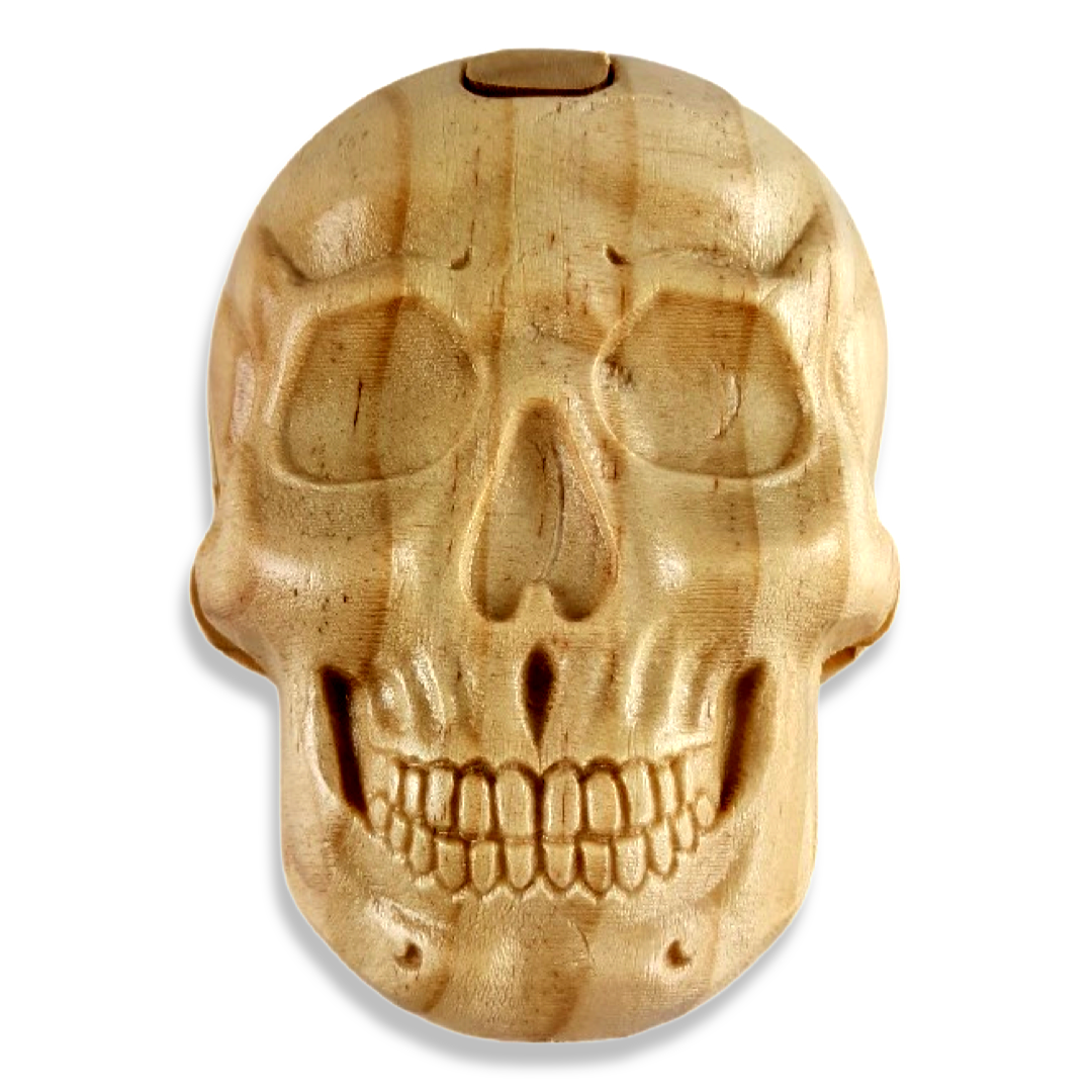 Skull Wood Puzzle Box – Smokezilla Shop