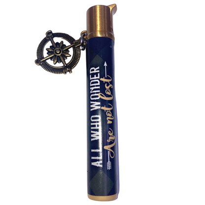Thin Tube Lighter W/ Key Chain